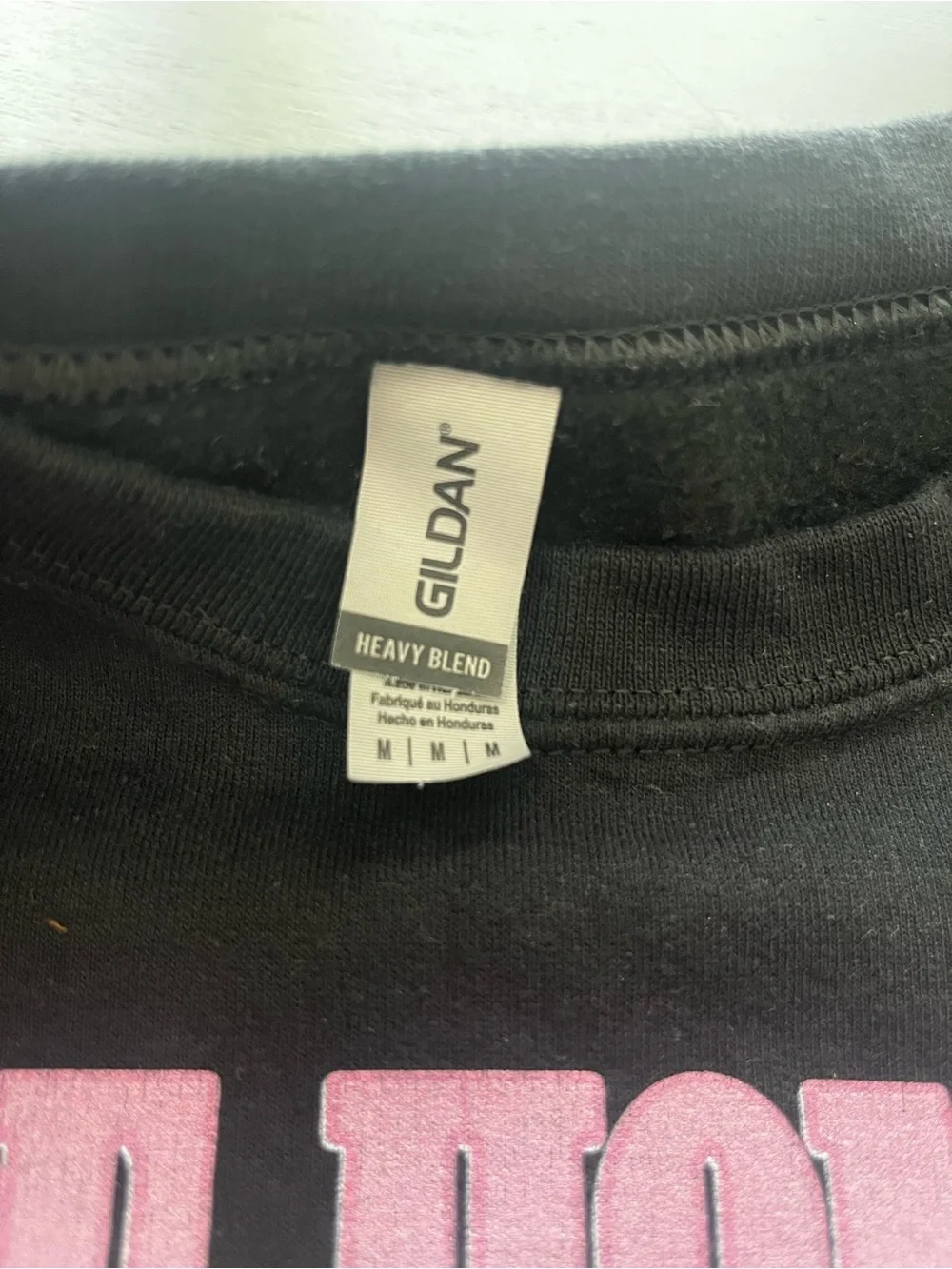 Gildan Holiday Trump/ Sweatshirt with Pink 'I'll Be Home for Christmas'